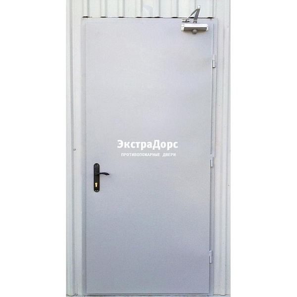 Противопожарная дверь EI 30 3 типа белая металлическая в Лобне  купить